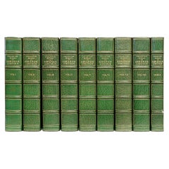 The Collected Works of Abraham Lincoln. 9 vols. FIRST EDITION - LEATHER BOUND !