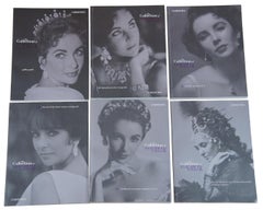 Collection of Elizabeth Taylor Christies Auction Catalog 6 Vol Book Box Set