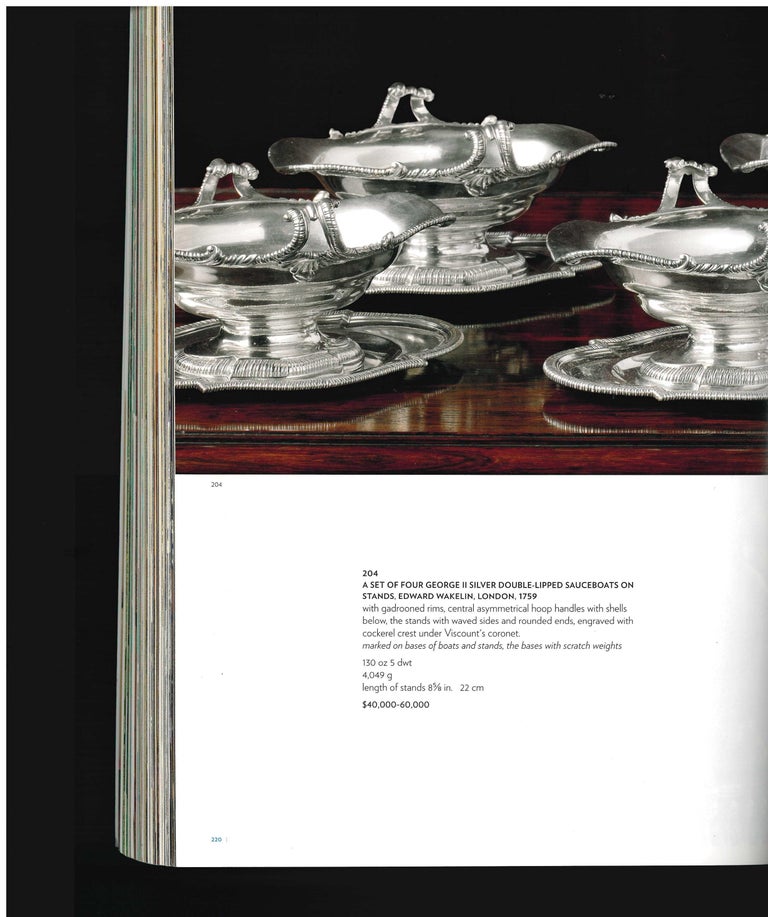 The Collection Of Patricia Kluge Charlottesville, Sotheby's Catalogue, 2010 For Sale 2