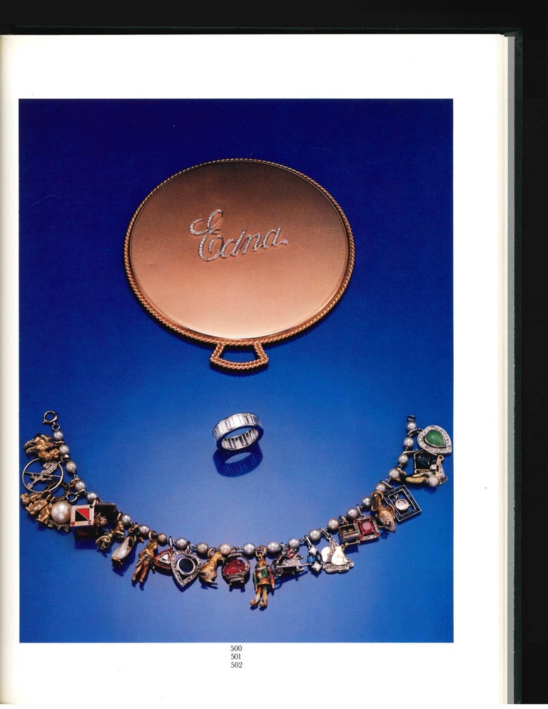 A beautiful sale catalogue produced by Sotheby's for the sale of the late Mrs Harry Winston's fabulous collection of jewels in New York in 1992. There were 99 lots all shown in colour photographs together with a description, the majority of which