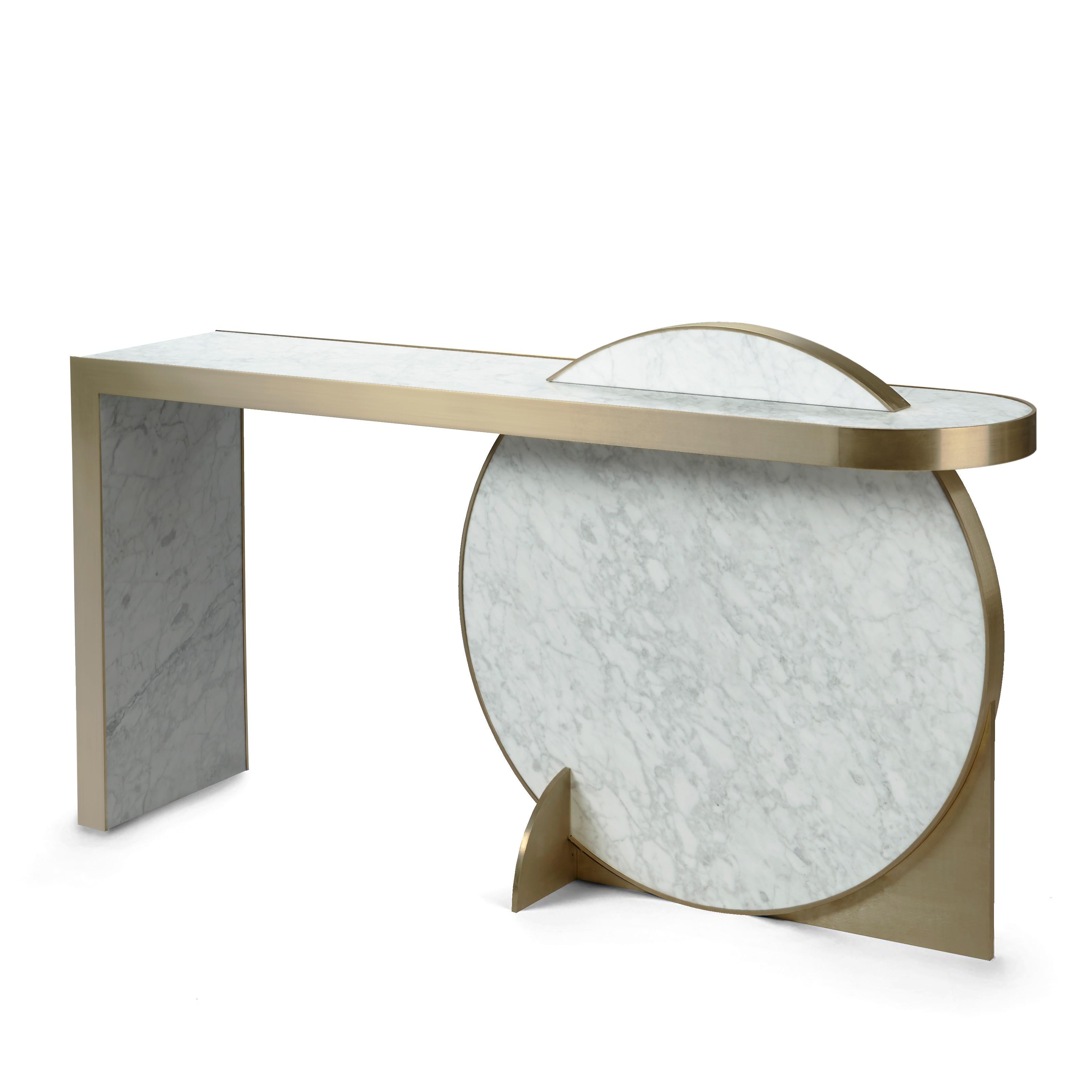viola marble console table