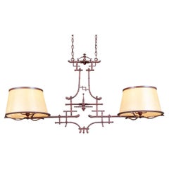 Used The “Colonial” Faux-Bamboo Billard Fixture By Paul Ferrante For John Rosselli