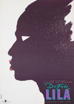 The Color Purple 1987 East German A1 Film Poster, Manfred Anker