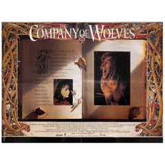 Retro The Company of Wolves 1984 British Quad Film Poster