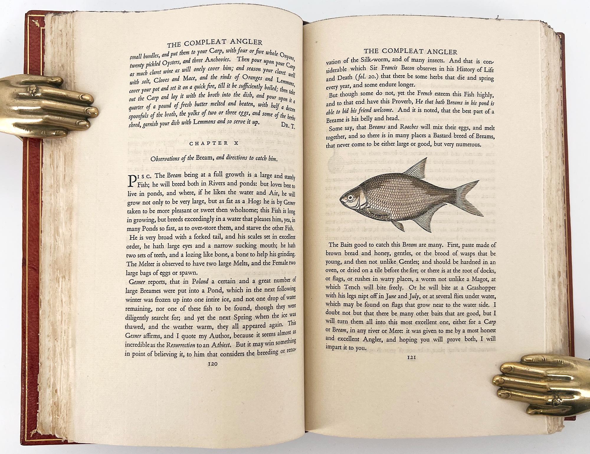 The Compleat Angler + The Lives of Donne.... par Izaak WALTON, illustré en vente 1