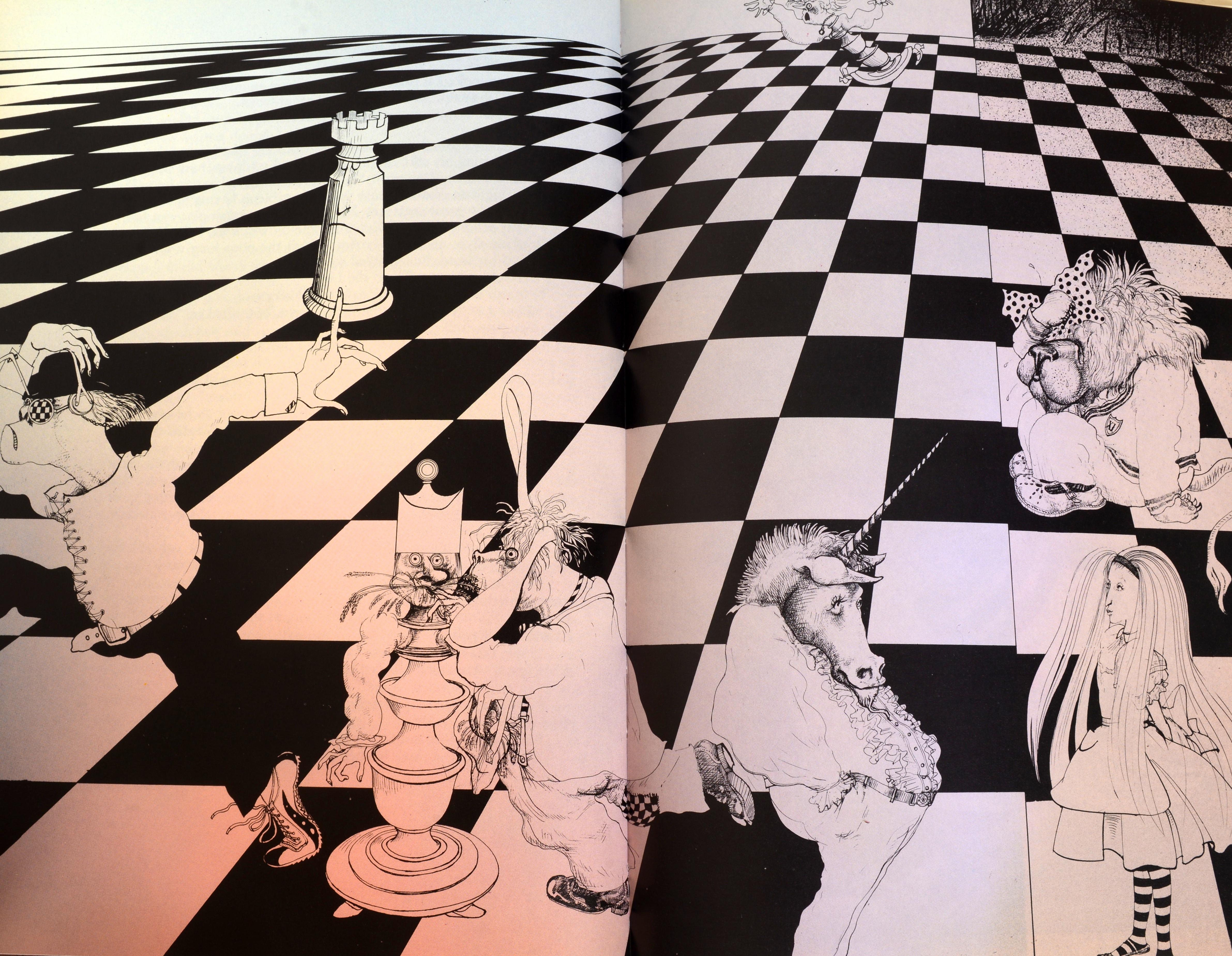 The Complete Alice & The Hunting of the Snark (Alice et la chasse au singe), illustré par Ralph Steadman en vente 11
