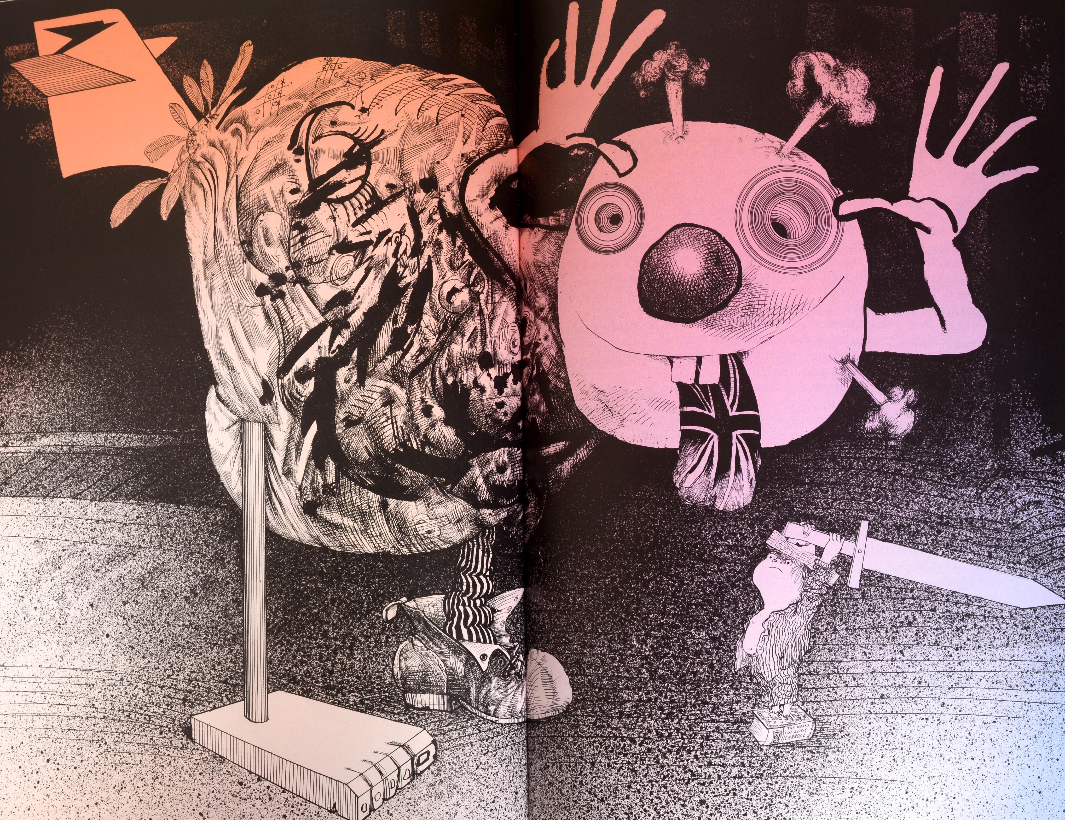 L'intégrale d'Alice et La chasse au Snark de Lewis Carroll. Publié par Salem House Publishing Topsfield, MA, 1987. Première édition, donc couverture rigide avec jaquette. Illustré en couleur et en monochrome tout au long de l'ouvrage. Dans la