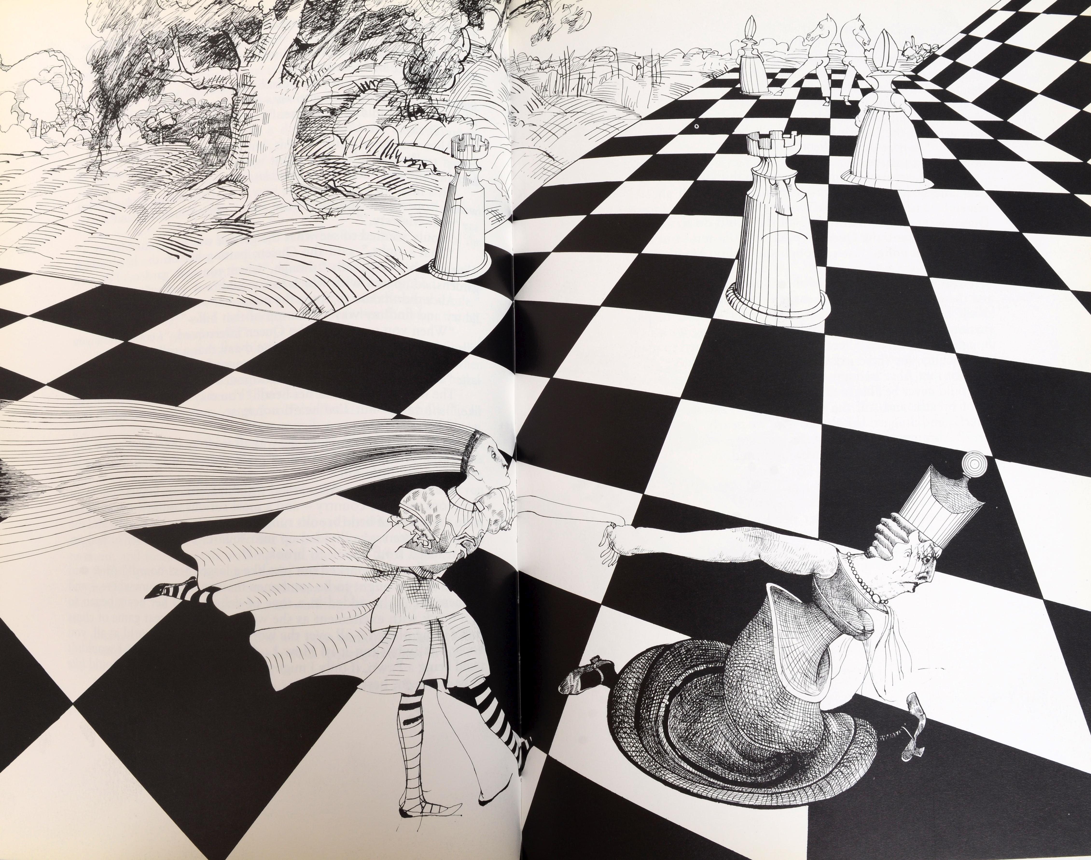 Papier The Complete Alice & The Hunting of the Snark (Alice et la chasse au singe), illustré par Ralph Steadman en vente