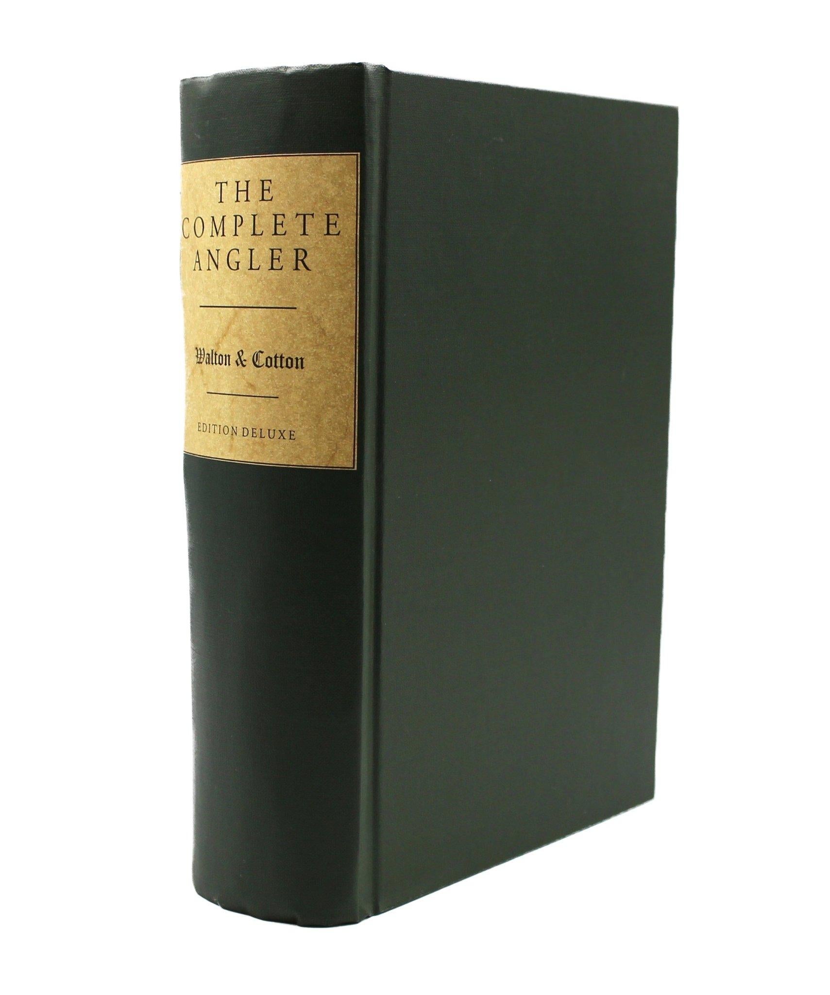 Walton, Izaak, con Charles Cotton. The Complete Angler... A cura di John Major. Filadelfia: J.B. J. B. Lippincott & Co., n.d. [1881]. Seconda edizione Lippincott. Edizione limitata de Luxe, numerata 84 di 250 copie. Spessore 8ov. Presentato in