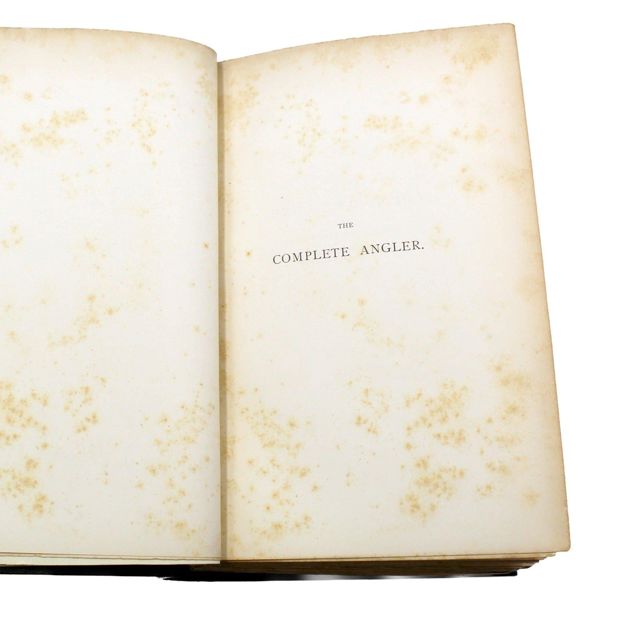 Dorato The Complete Angler di John Walton e Charles Cotton, a cura di John Majors in vendita