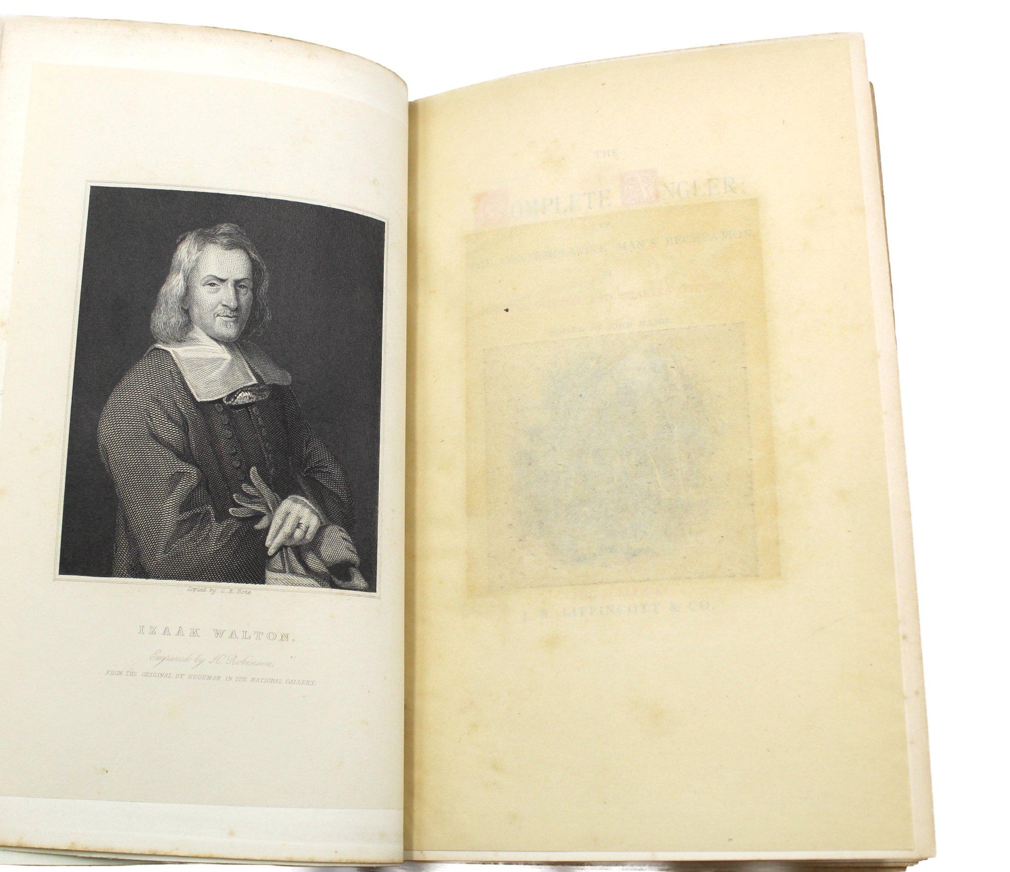 Fine XIX secolo The Complete Angler di John Walton e Charles Cotton, a cura di John Majors in vendita