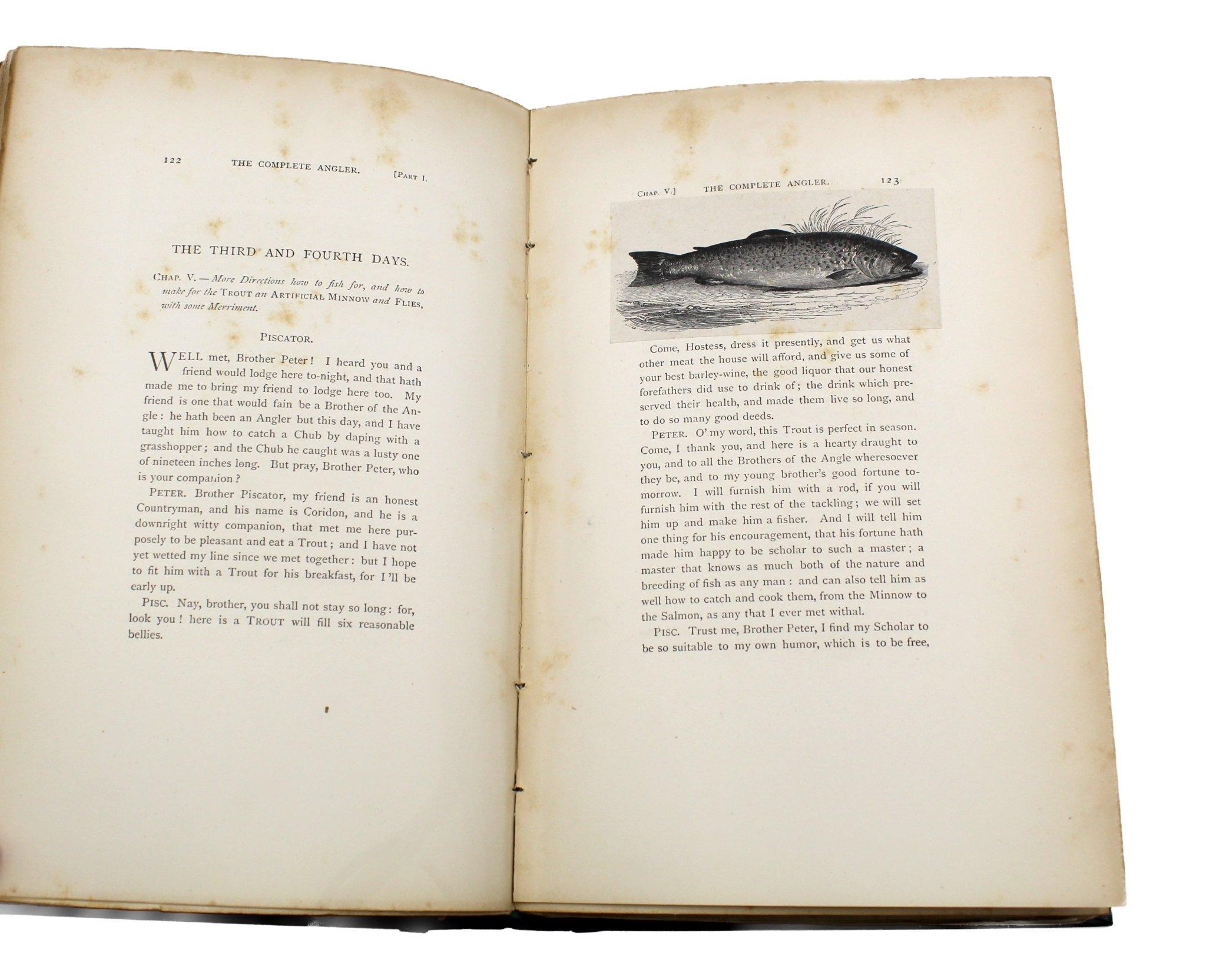 Tessuto The Complete Angler di John Walton e Charles Cotton, a cura di John Majors in vendita