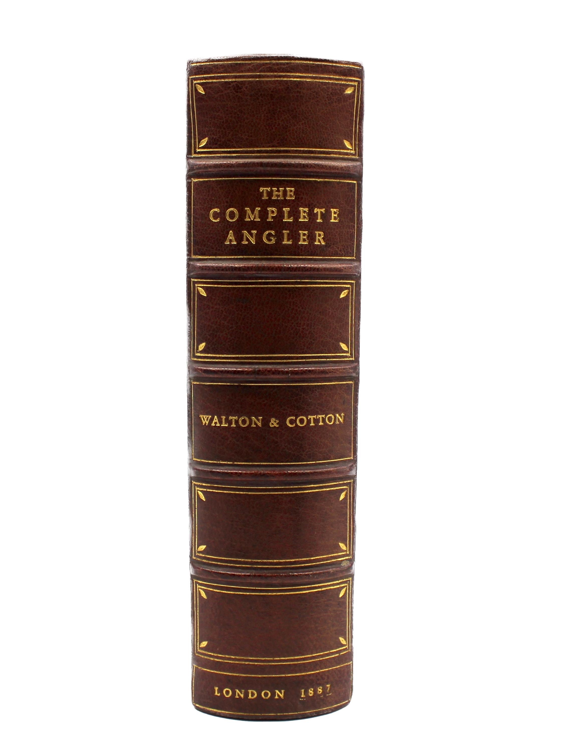 Gilt The Complete Angler by Izaak Walton and Charles Cotton, Edited by Harris Nicolas For Sale