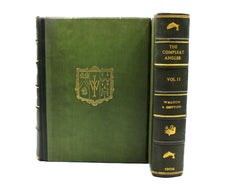 The Compleat Angler by Izaak Walton and Charles Cotton, Two Volume Set, 1902