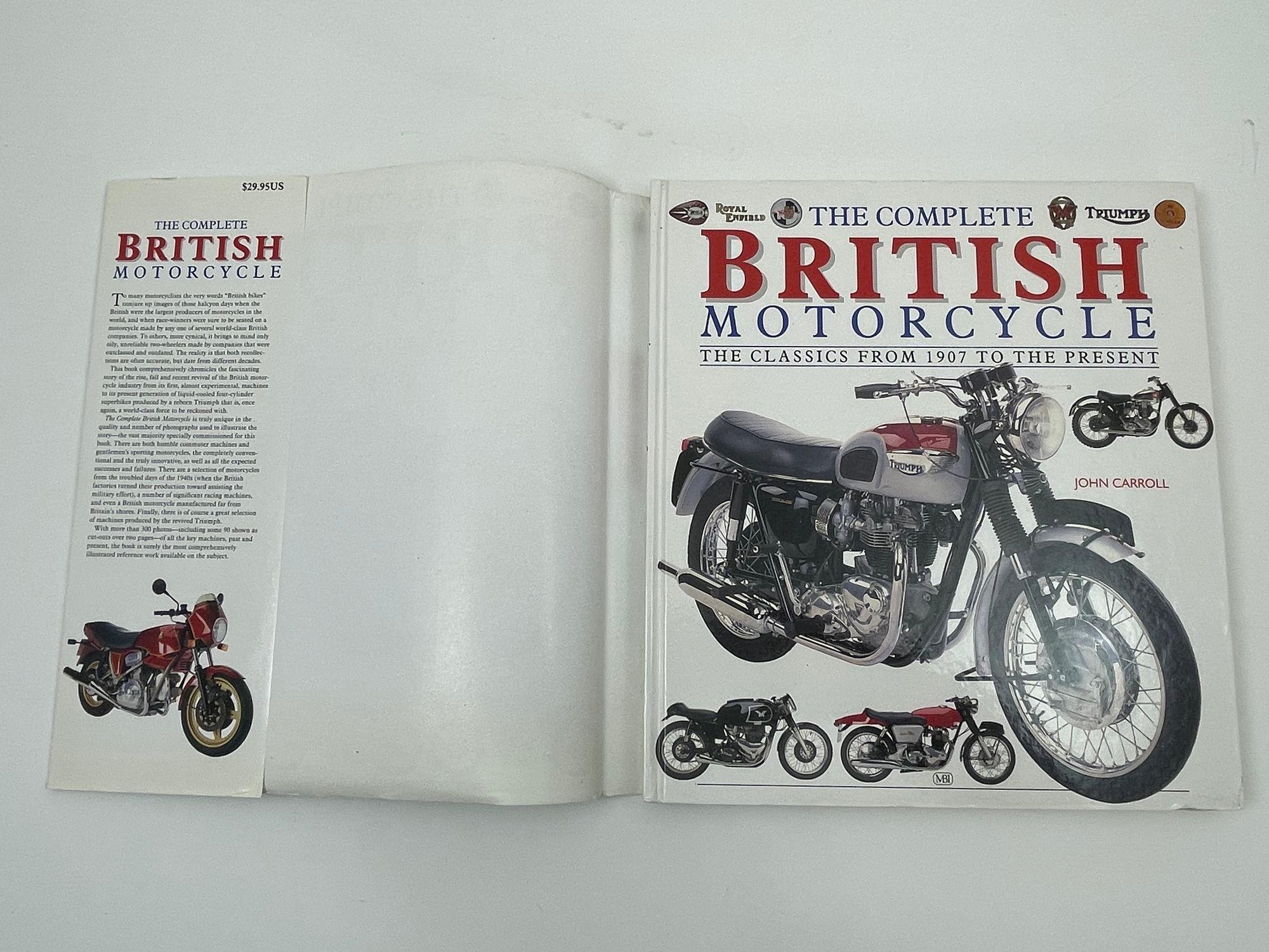 English The Complete British Motorcycle The Classics From 1907 To The Present J Carroll For Sale