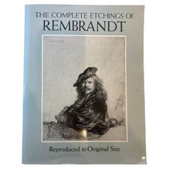 Complete Etchings of Rembrandt Reproduced in Original Size Paperback Book