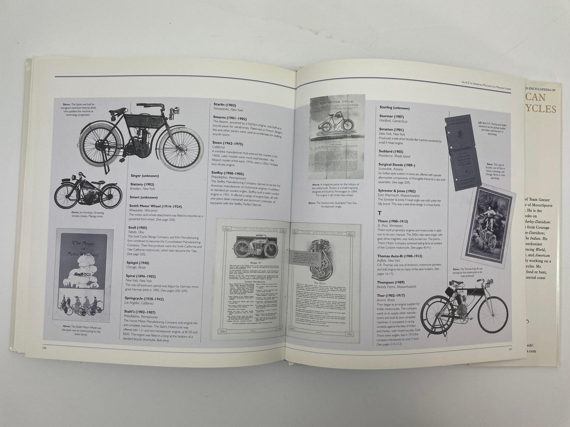 The Complete Illustrated Encyclopedia of American Motorcycles de Tod Rafferty en vente 5