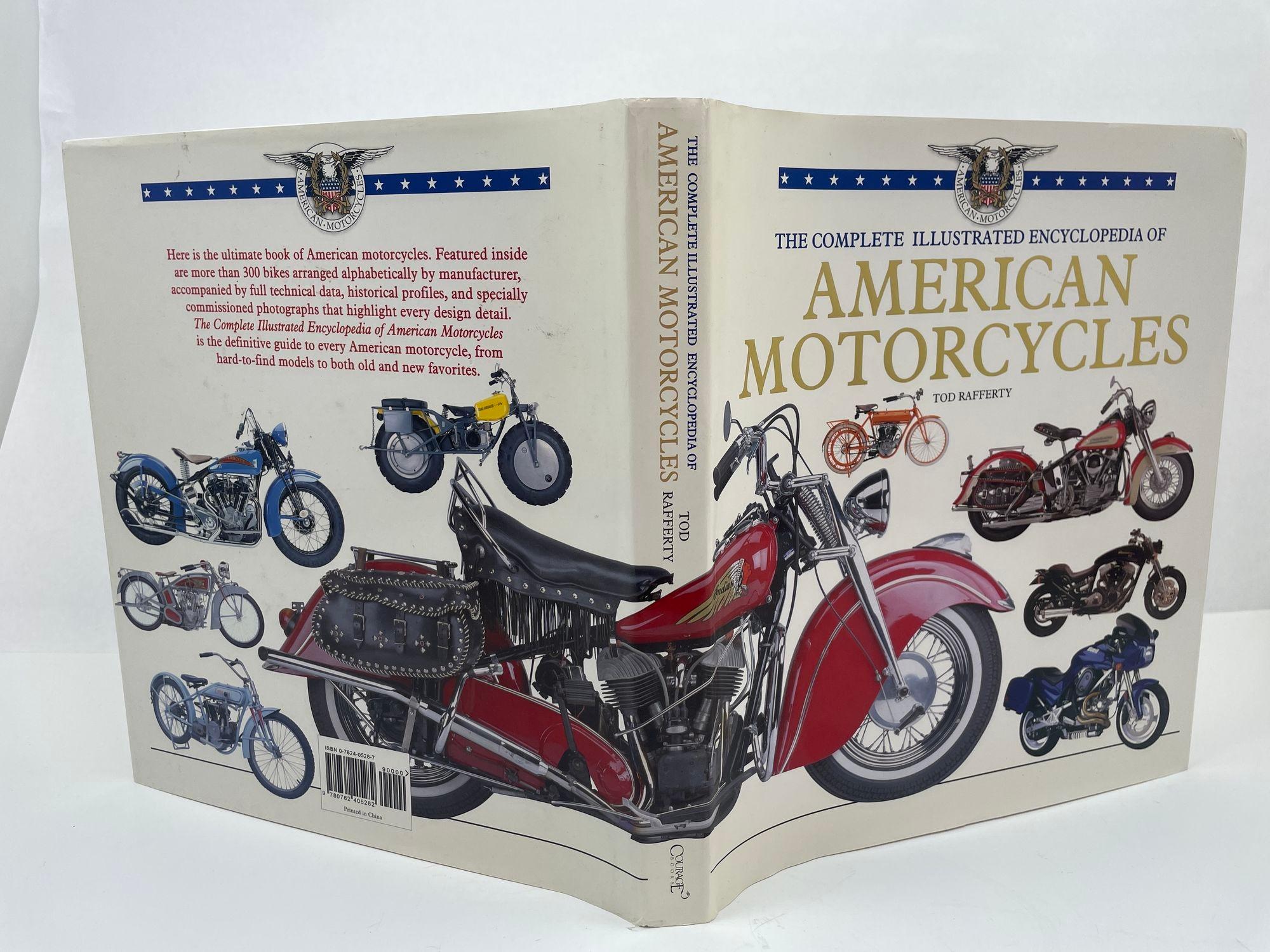 20th Century The Complete Illustrated Encyclopedia of American Motorcycles by Tod Rafferty For Sale