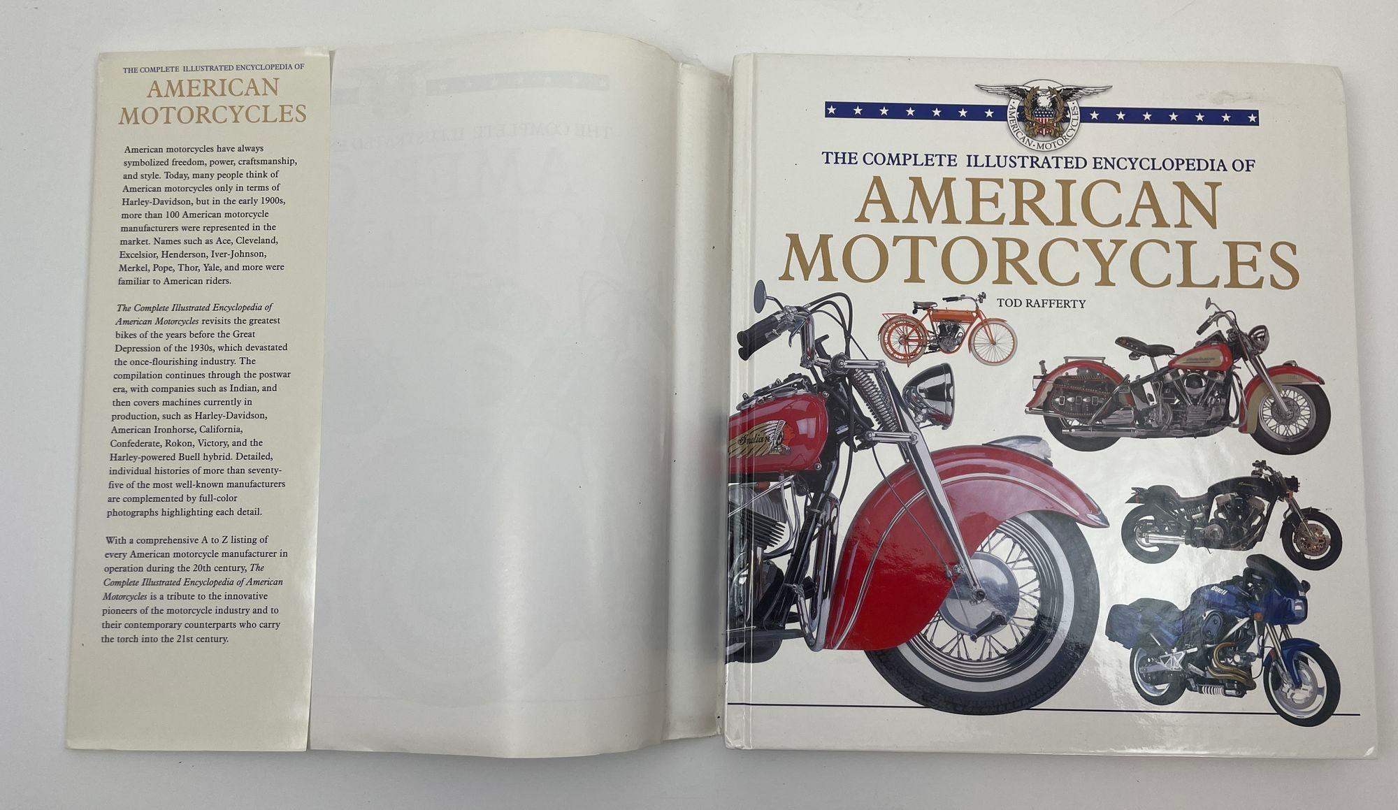 Papier The Complete Illustrated Encyclopedia of American Motorcycles de Tod Rafferty en vente