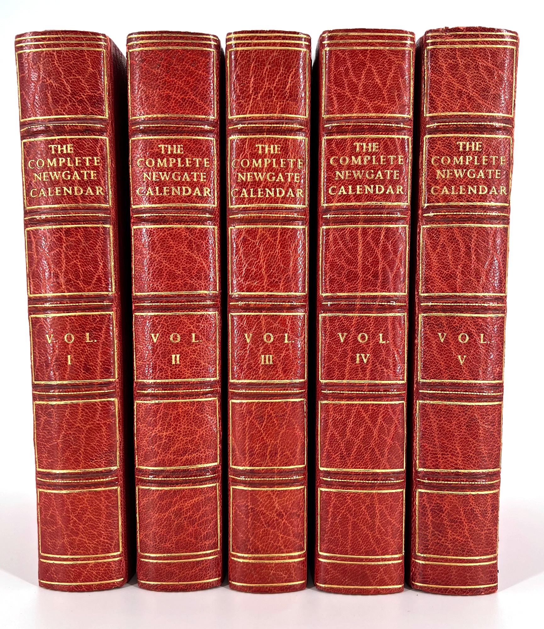 The Complete Newgate Calendar. Stories of sin, crime, criminals - 5 vol. illustr For Sale 6