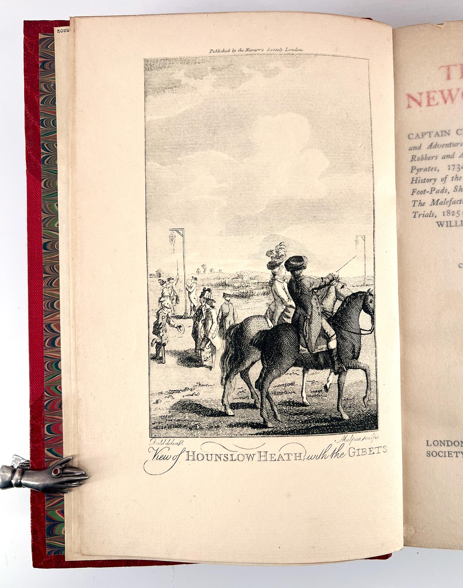 Rayner, J.L. and G.T. Crook, editors
The Complete Newgate Calendar; Being Captain Charles Johnson's General History of the Lives and Adventures of the Most Famous Highwaymen, Murderers, Street Robbers, and Accounts of the Voyages and Plunders of the