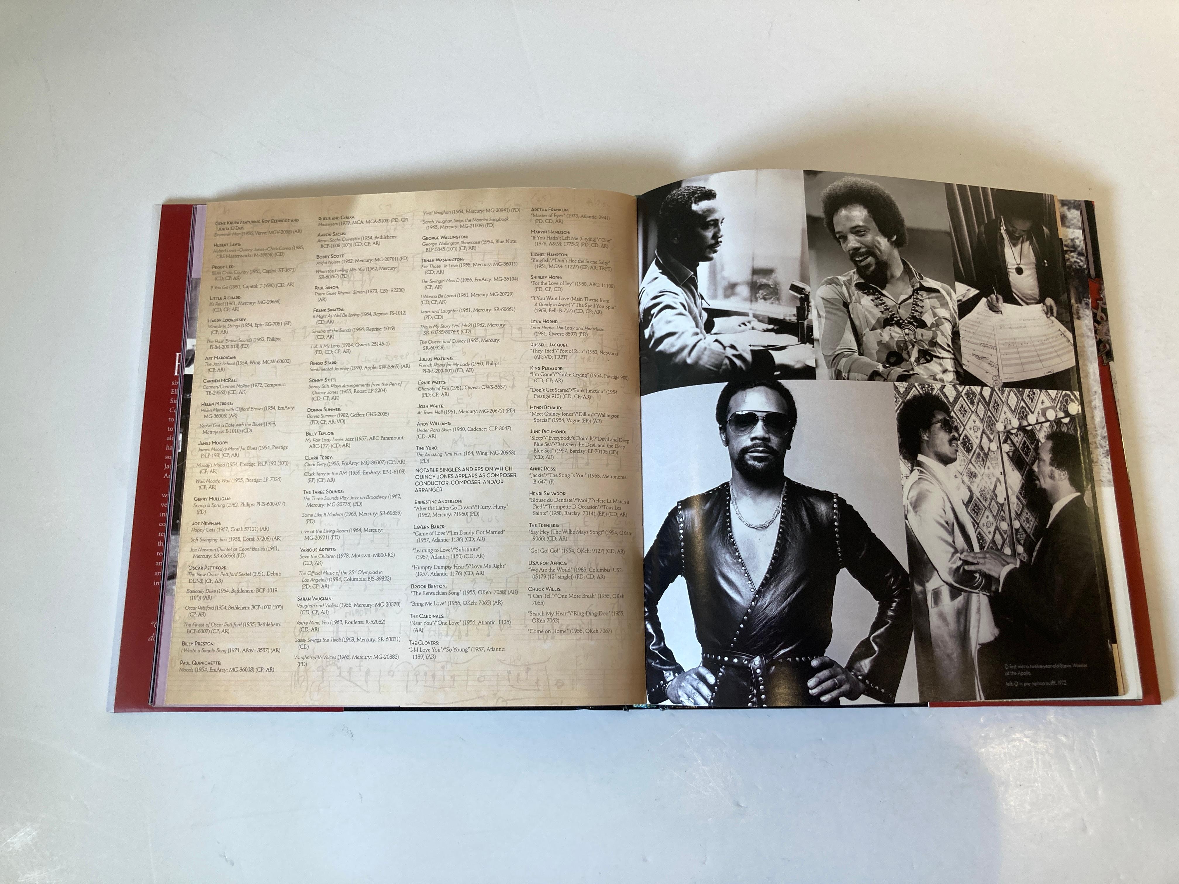 Paper The Complete Quincy Jones My Journey & Passions Hardcover Book For Sale
