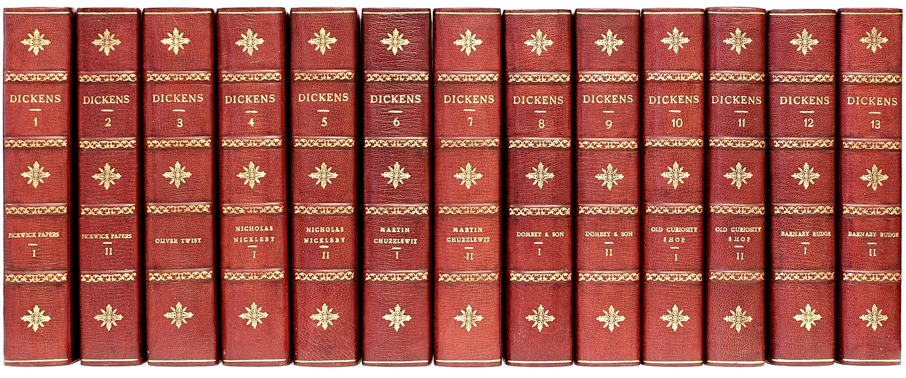Late 19th Century The Complete Works & Life of Charles Dickens, '38 Vols, 1898' Gadshill Edition