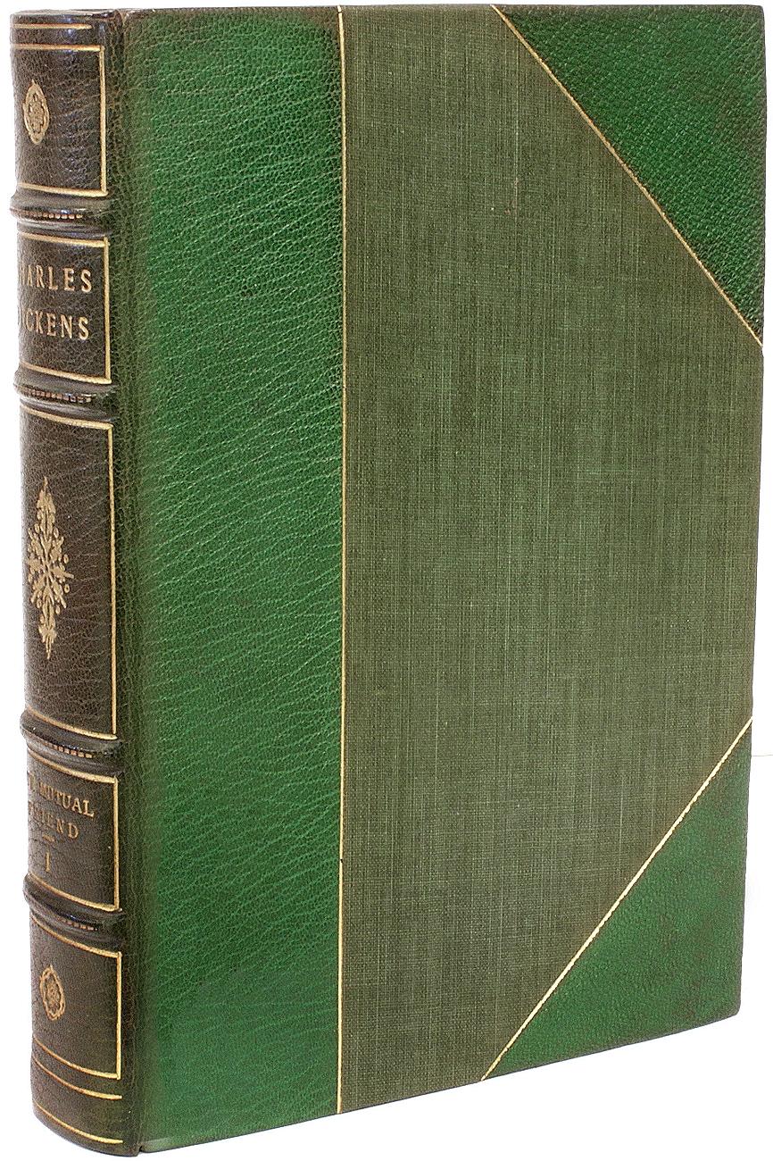 American The Complete Works Of Charles Dickens - 36 vols. - IN A FINE LEATHER BINDING ! For Sale