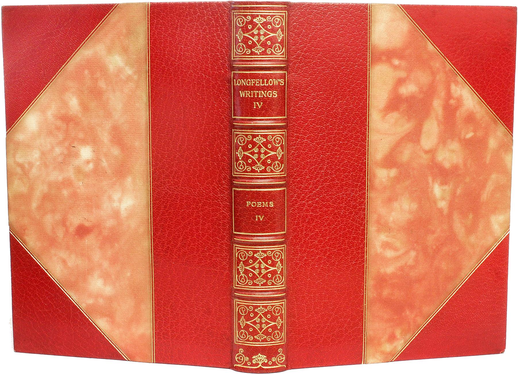 The Complete Works Of Henry Wadsworth Longfellow. 12 volumes. AVEC UN CHÈQUE SIGNÉ Bon état - En vente à Hillsborough, NJ
