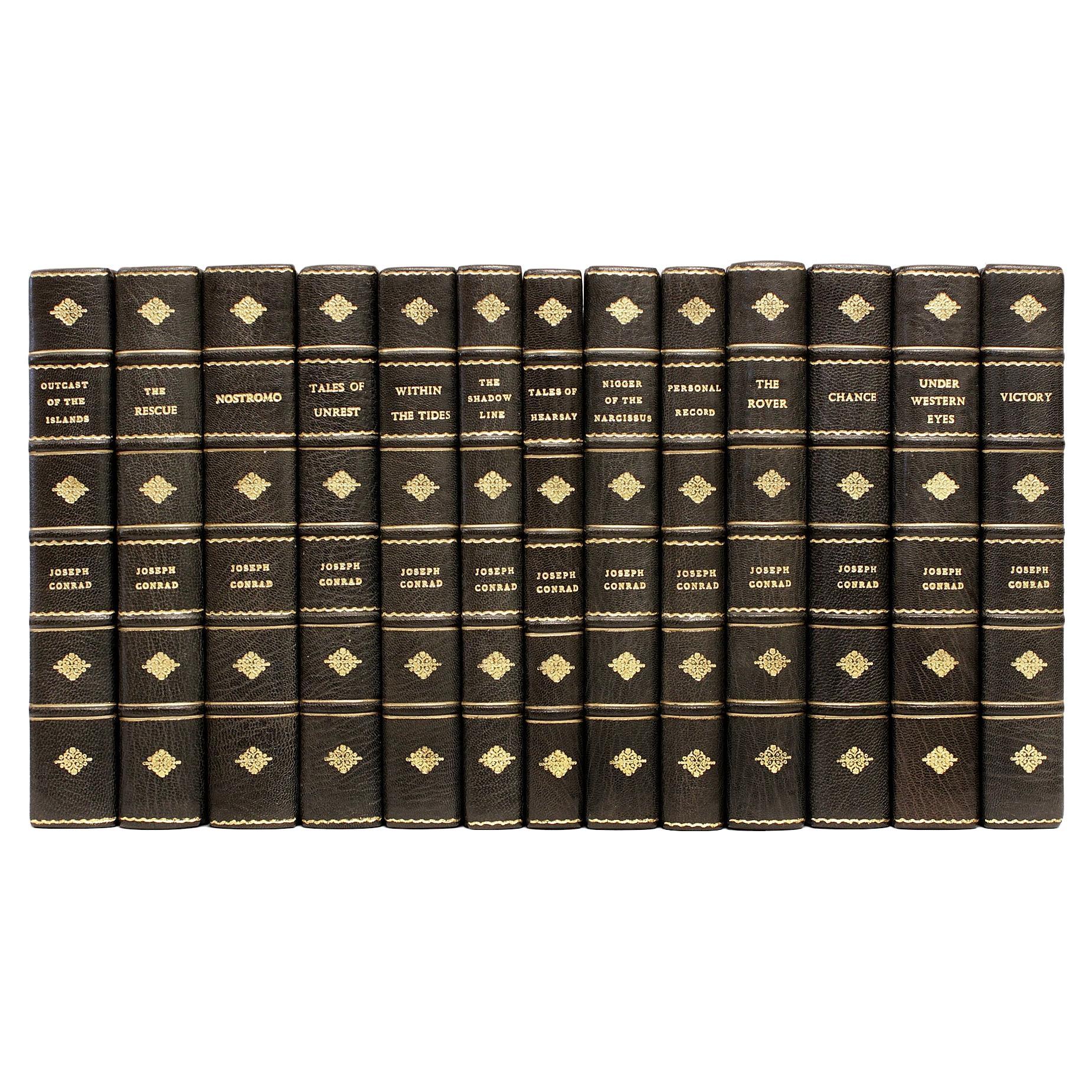 Complete Works of Joseph Conrad, 26 Volumes, in a Fine Leather Binding
