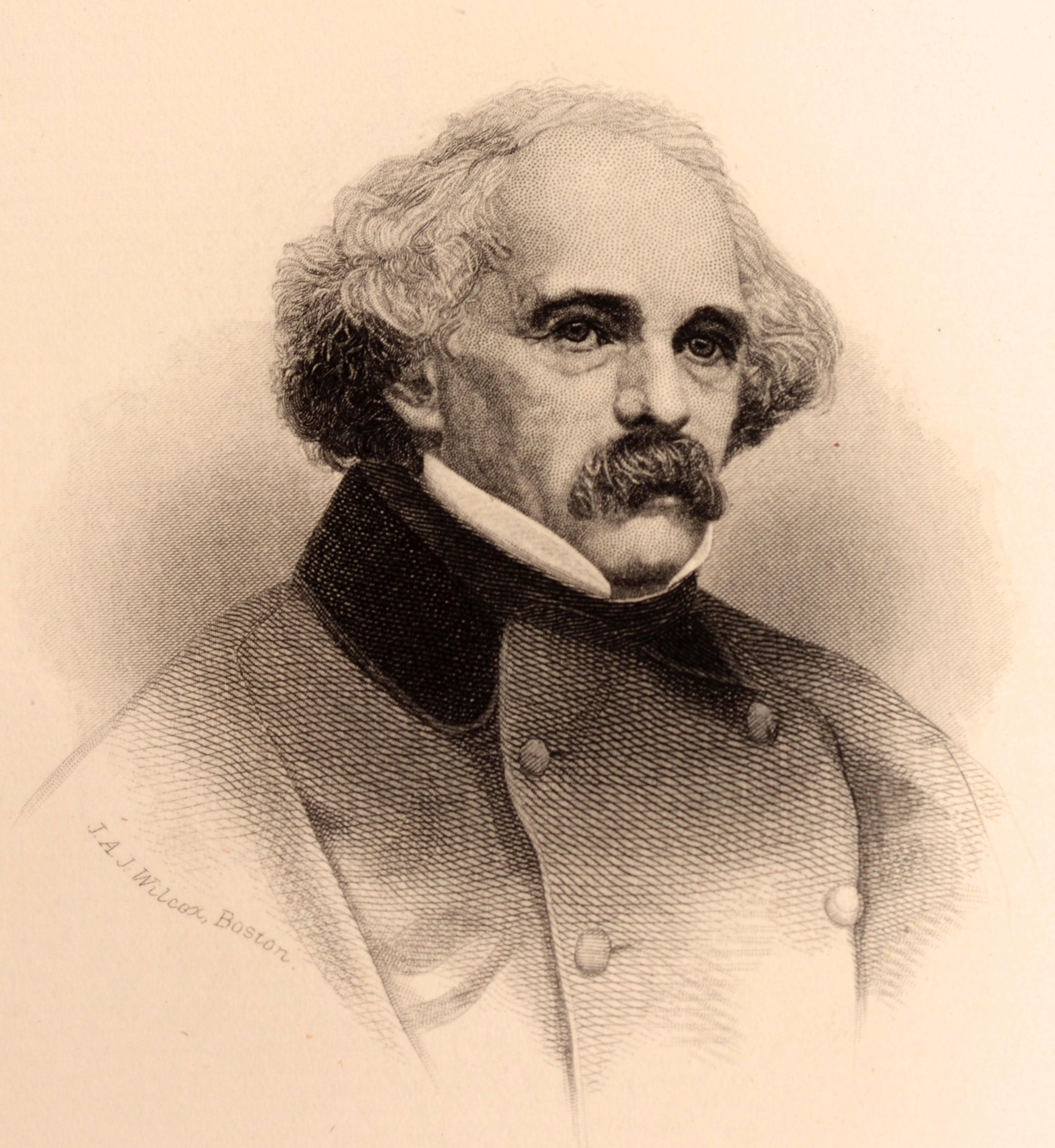 The Complete Works of Nathaniel Hawthorne (6 of 13 Volumes An Incomplete Set), by Nathaniel Hawthorne with Introductory Notes By George Parsons Lathrop. Published by Houghton Mifflin Company, Boston, 1888, Riverside Edition. Original 3/4 scarlet