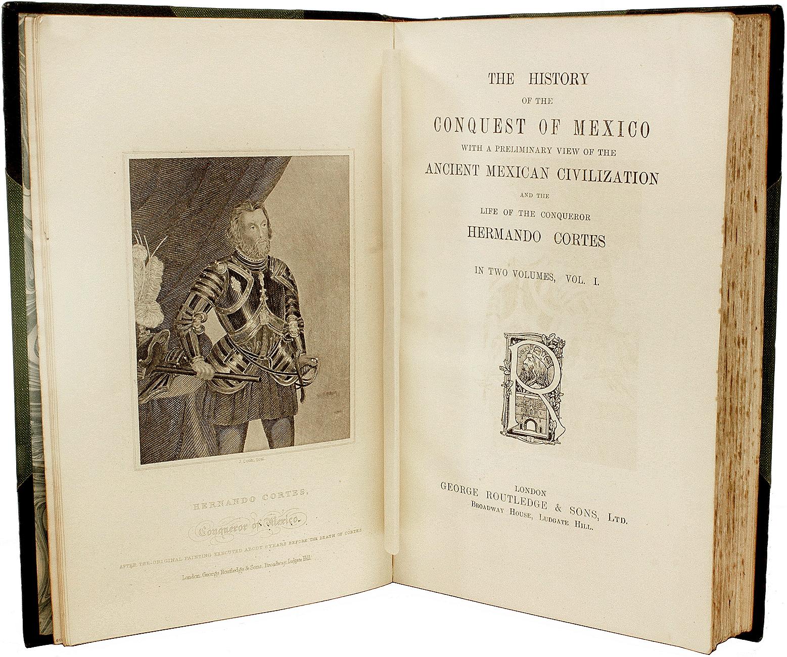 The Complete Works Of William H. Prescott. 12 VOLS dans une reliure en cuir. Bon état - En vente à Hillsborough, NJ