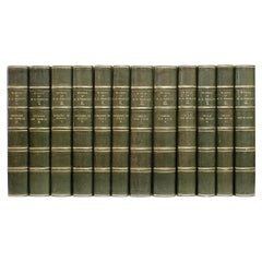 Le opere complete di William H. Prescott. 12 VOLTI in una rilegatura in pelle.