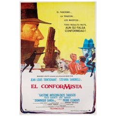 The Conformist 1975 Spanish B1 Film Poster