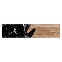 Large Handcrafted Serving Boards, Baker Street Boys, Black Italian Marble & Oak