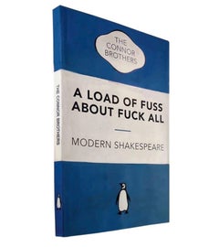 A Load of Fuss Hand Painted Wooden Book