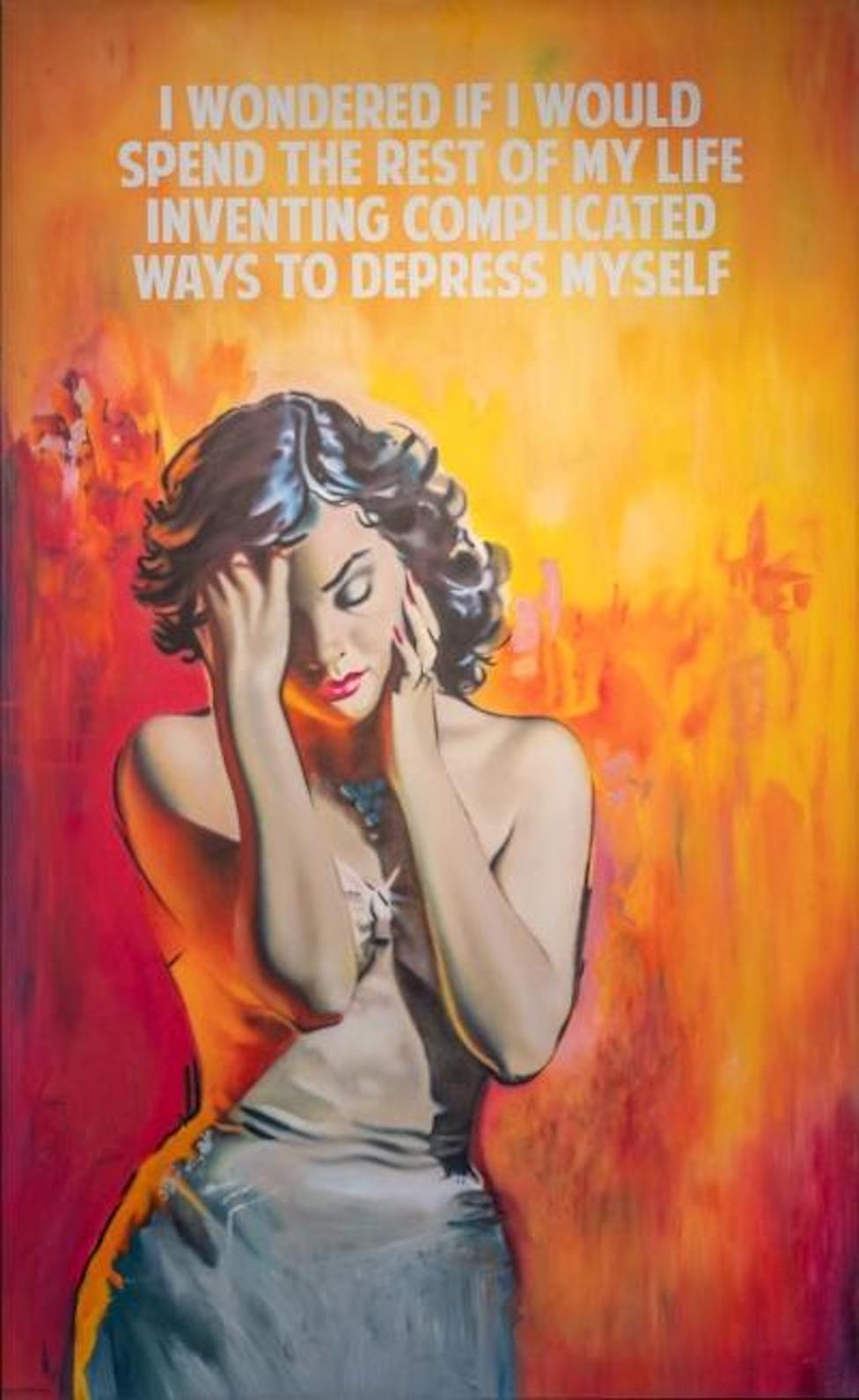 Depress Myself - Painting by The Connor Brothers 