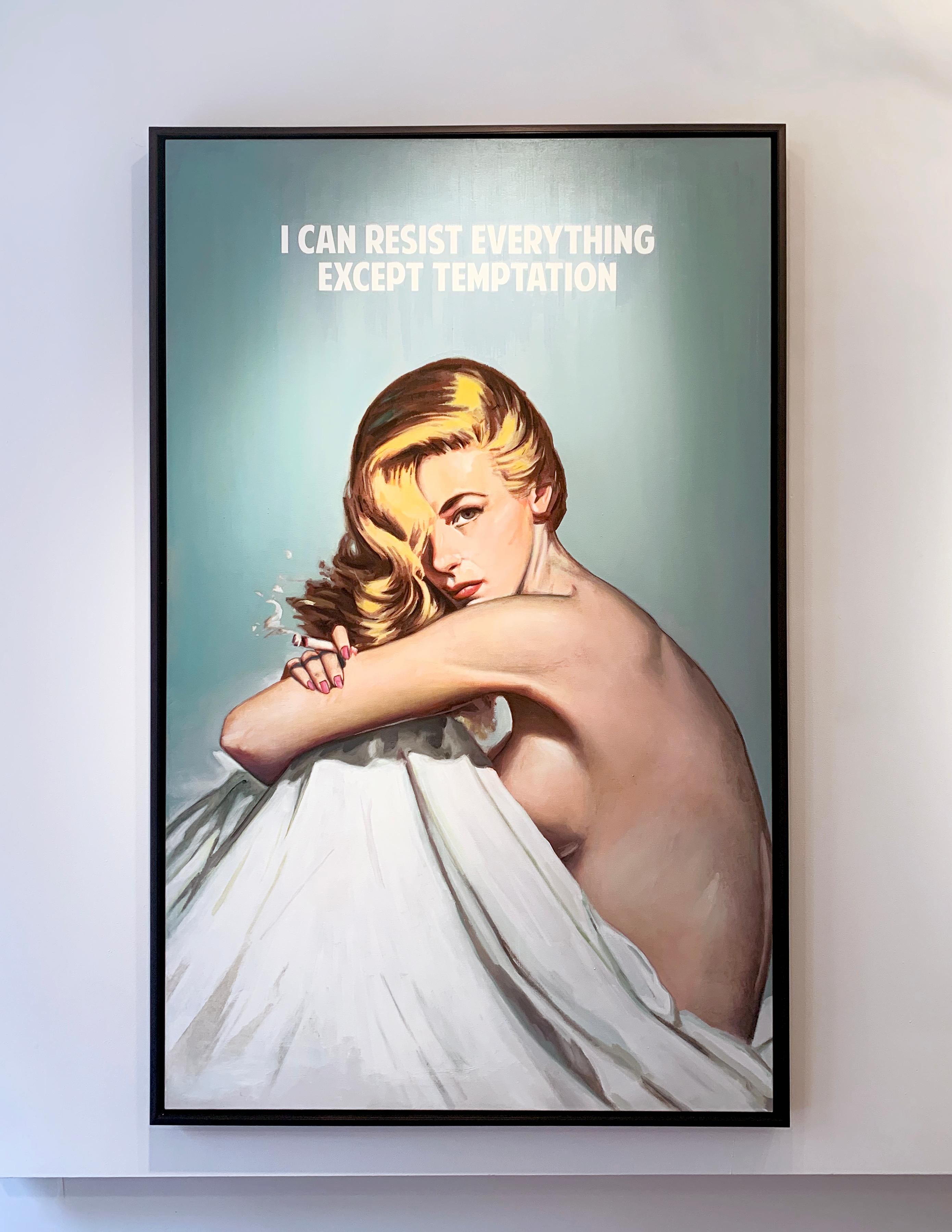 I Can Resist Everything Except Temptation - Painting by The Connor Brothers 