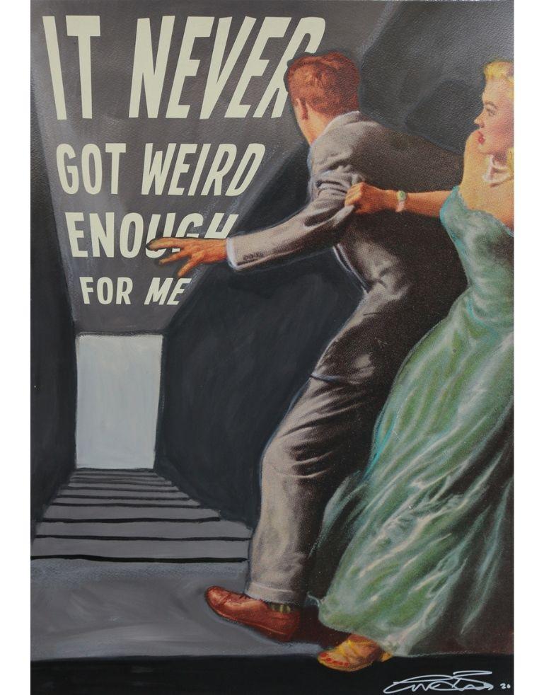 The Connor Brothers  Figurative Painting - It Never Got Weird Enough For Me