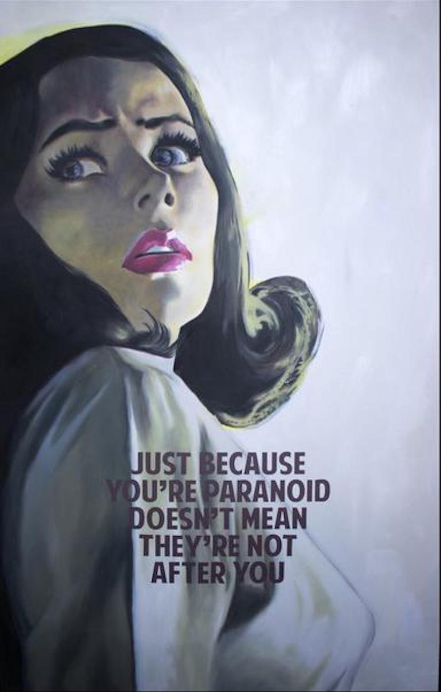 Just Because You're Paranoid - Painting by The Connor Brothers 
