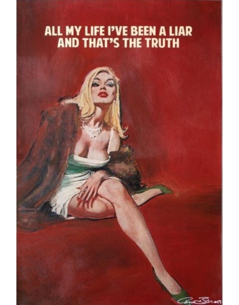 The Connor Brothers  Figurative Print - All My Life I've Been A Liar