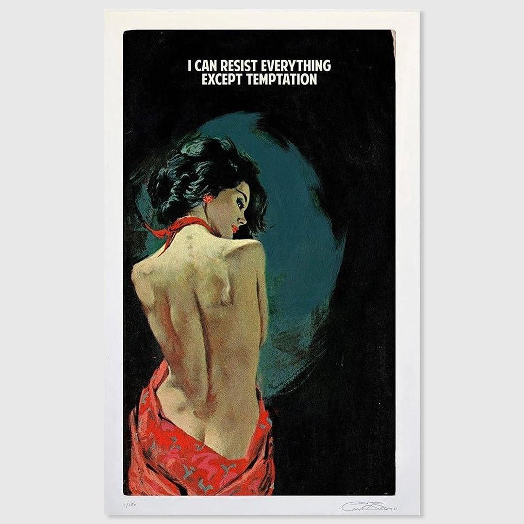 Puedo resistir a todo excepto a la tentación - Print Contemporáneo de The Connor Brothers 