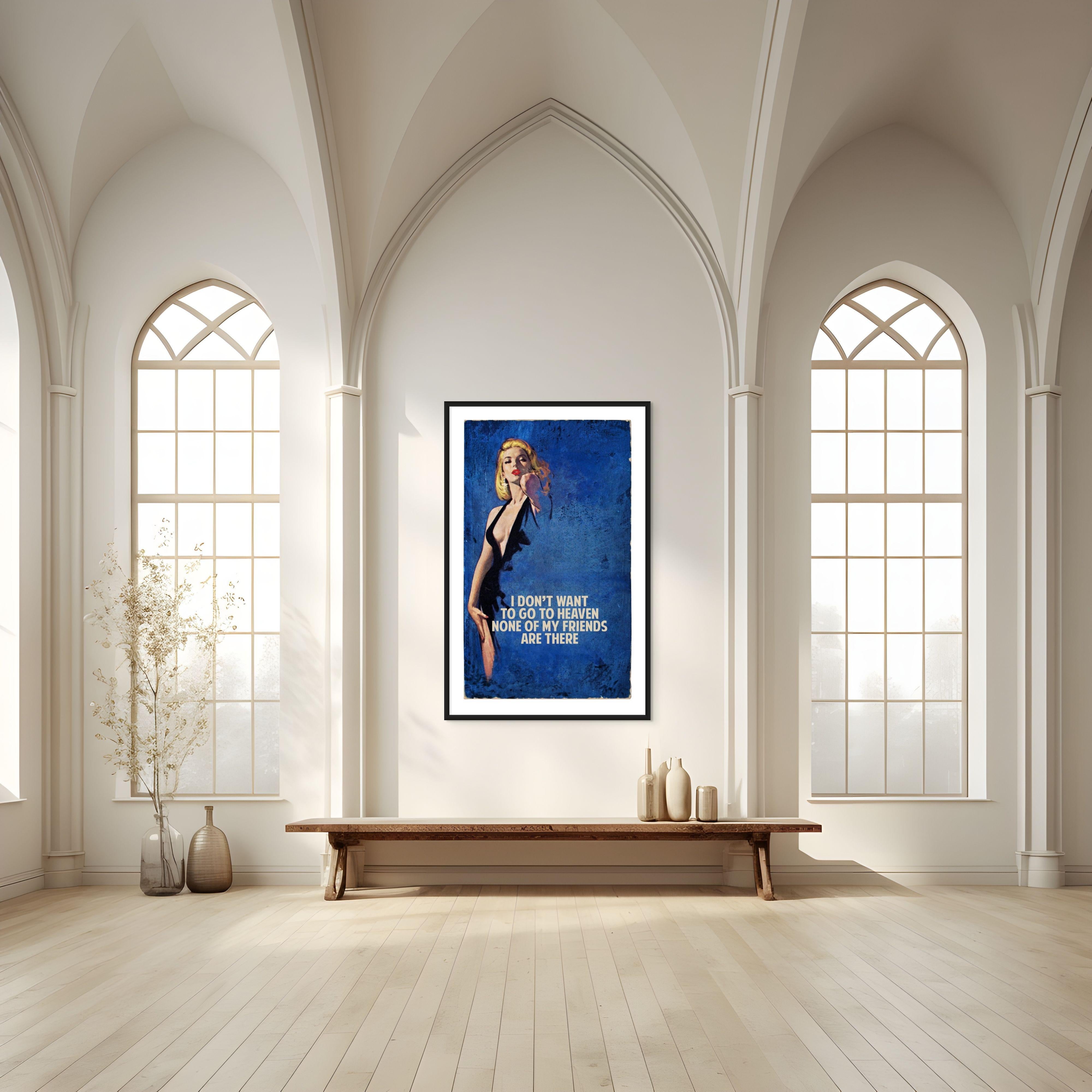 I don't want to go to Heaven -  Contemporary Art - Print by The Connor Brothers 