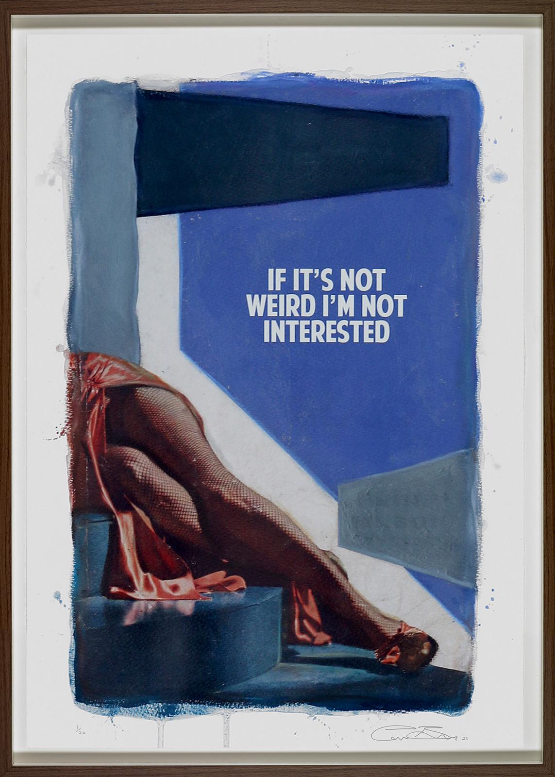 The Connor Brothers  Figurative Print - IF IT'S NOT WEIRD - By London Artists The Connor Brothers