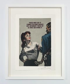 Original Connor Brothers, Signed, Framed, 2020, Those Who Say It Cannot Be ...