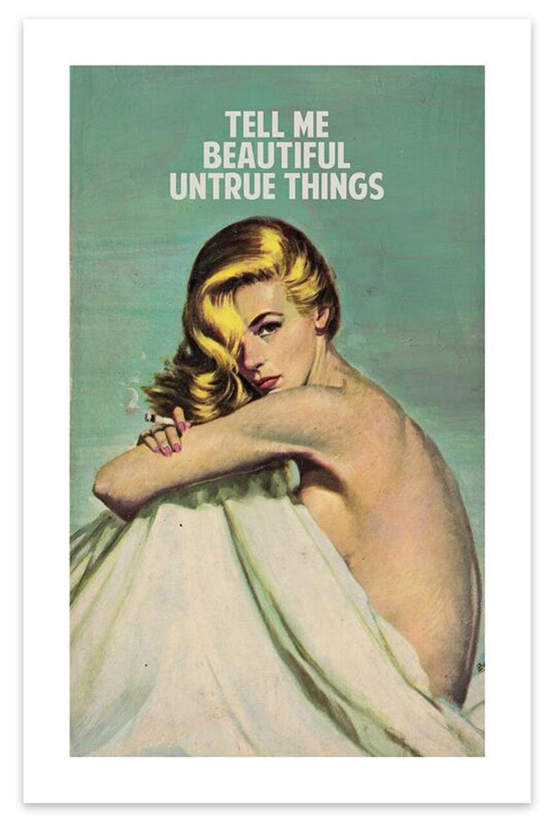 The Connor Brothers  Figurative Print - Tell Me Beautiful Untrue Things, Limited Edition print from the Connor Brothers