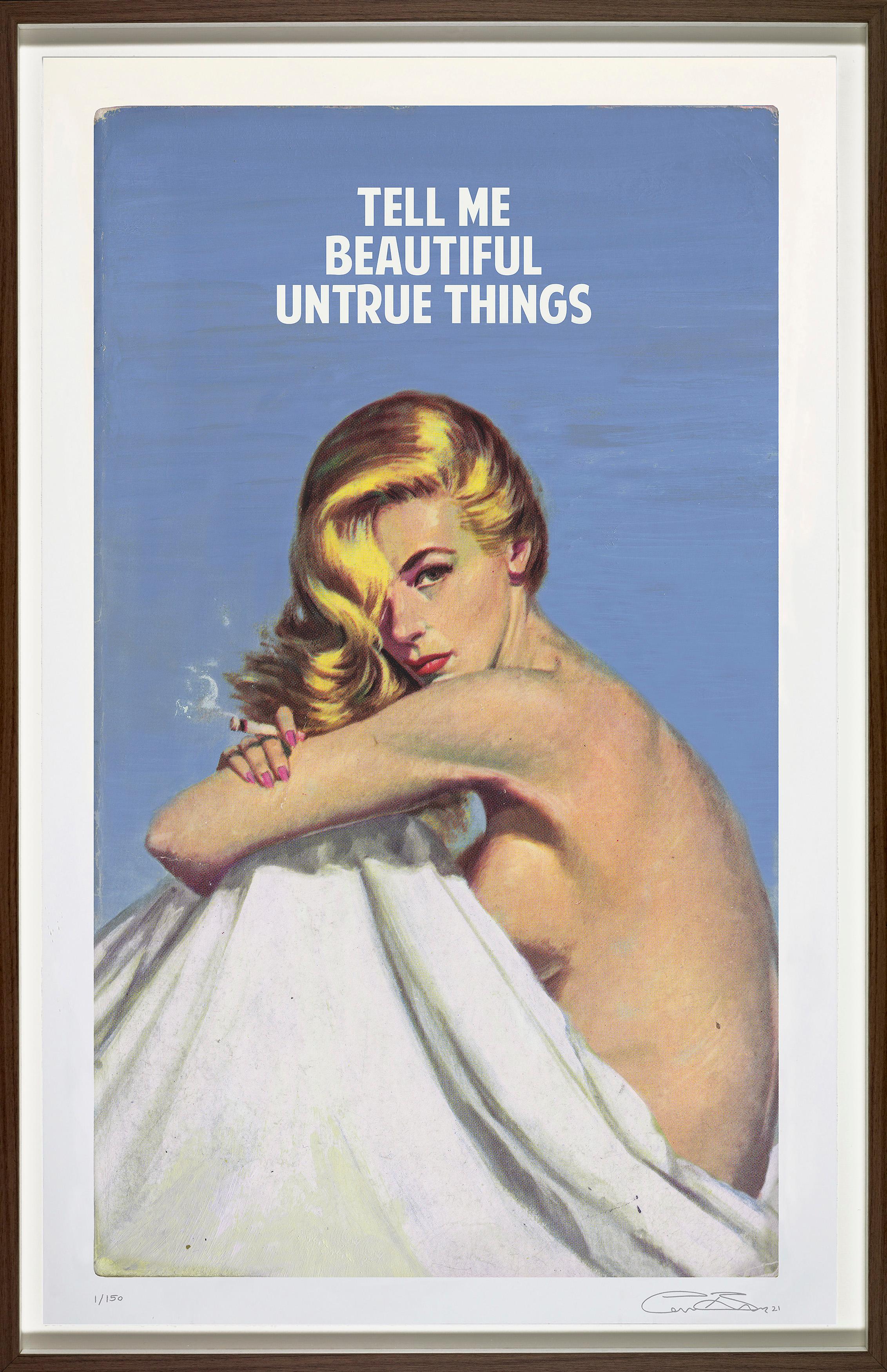 Tell Me Beautiful Untrue Things, Print By The Connor Brothers - Mixed Media Art by The Connor Brothers 