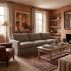 'The Conrad' skirted Sofa - 3m