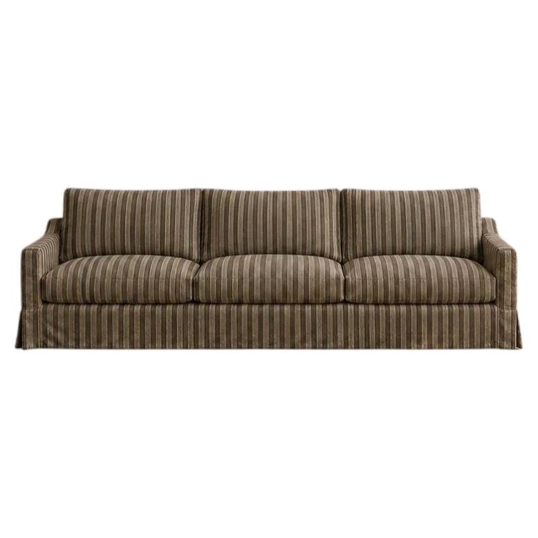 'The Conrad' skirted Sofa - 3m For Sale