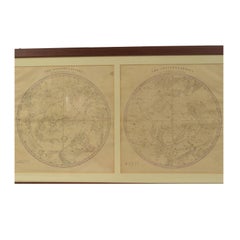 1856s The Constellations Map for Each Month in the Year by FJ Huntington N.Y.